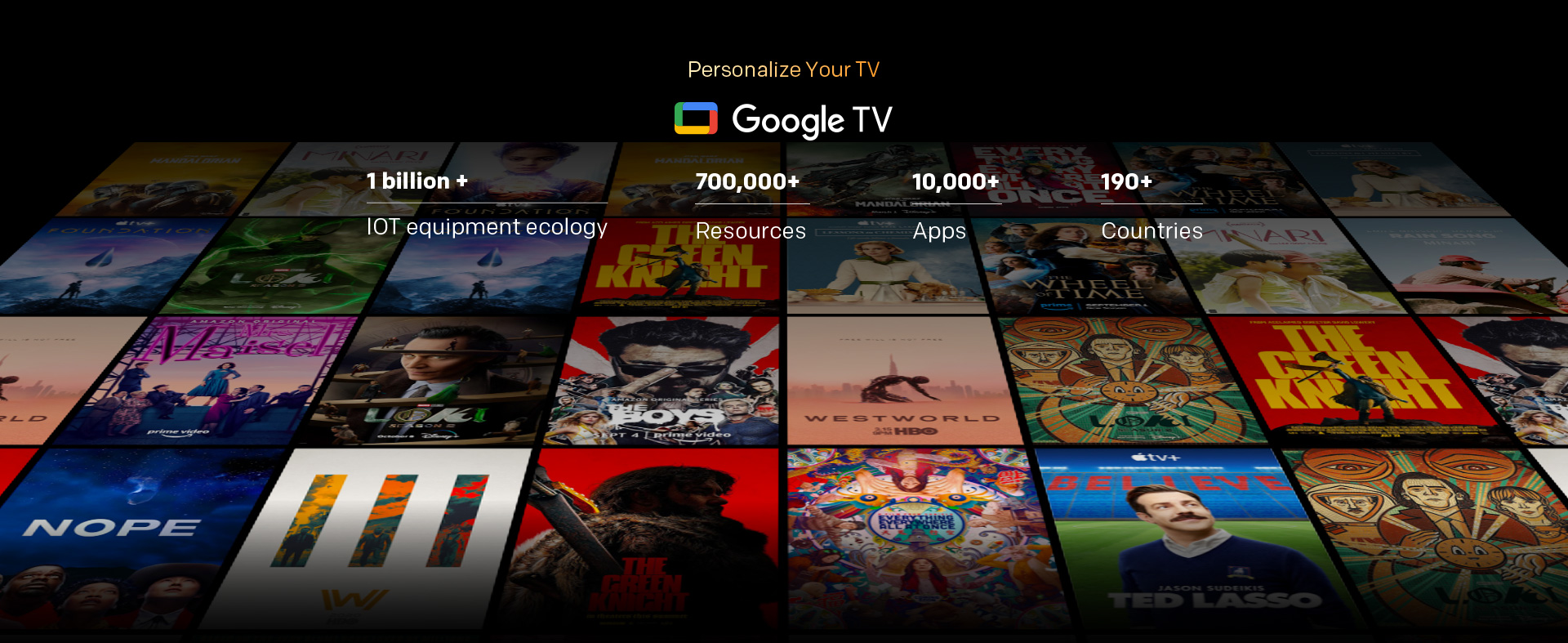 SKYWORTH 4K QLED+ Cinema Google TV Q6400H 11 Personalize Your TV