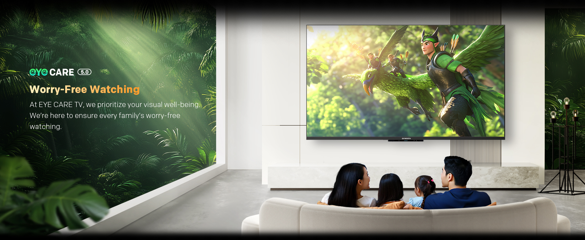 SKYWORTH 4K Eye Care Google TV G6600H 4 P2